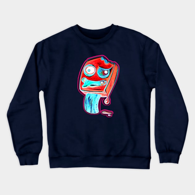 Crazy Popsicle Crewneck Sweatshirt by Levys Artistry